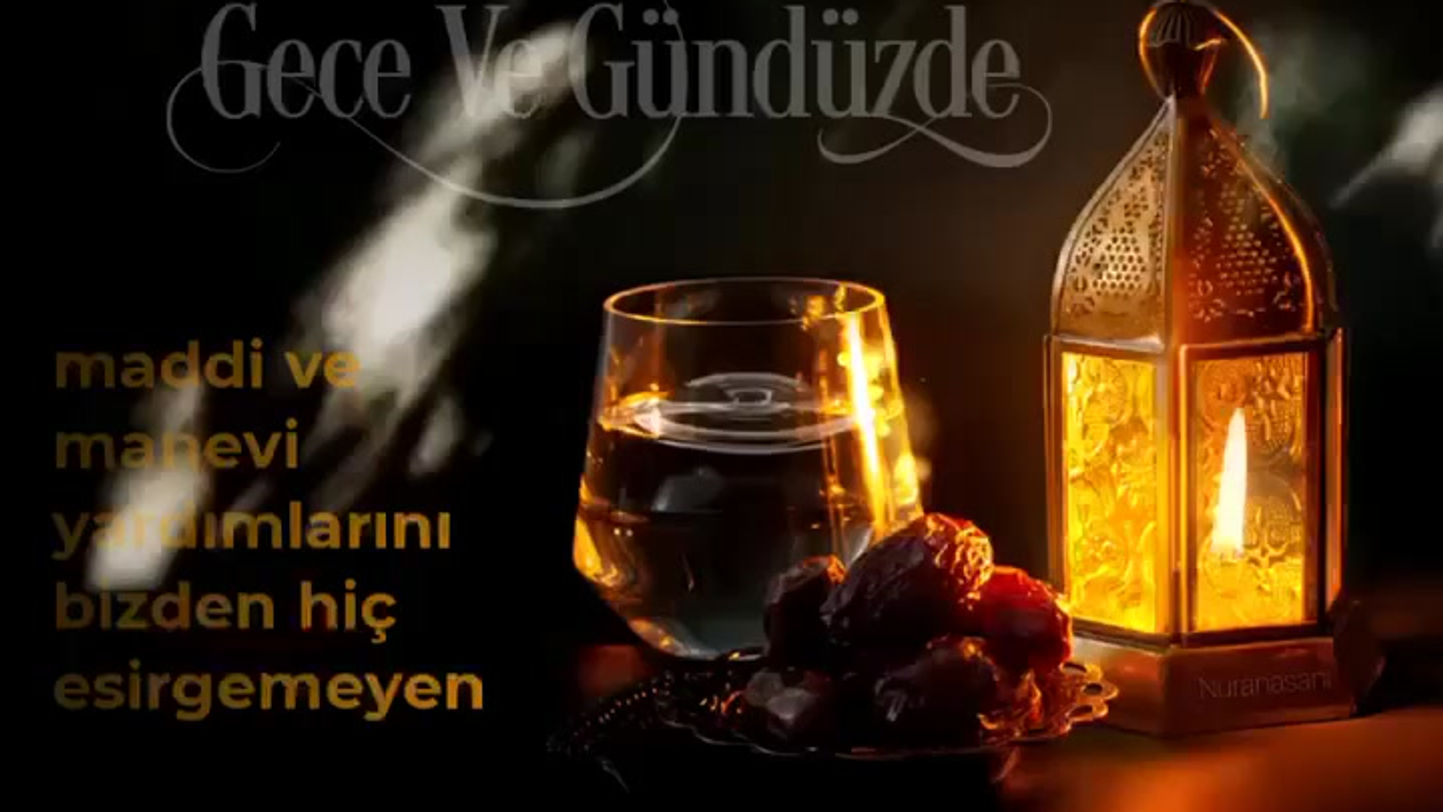 Ramazanı Şerifde ki yardımlarınız için teşekkür ederiz